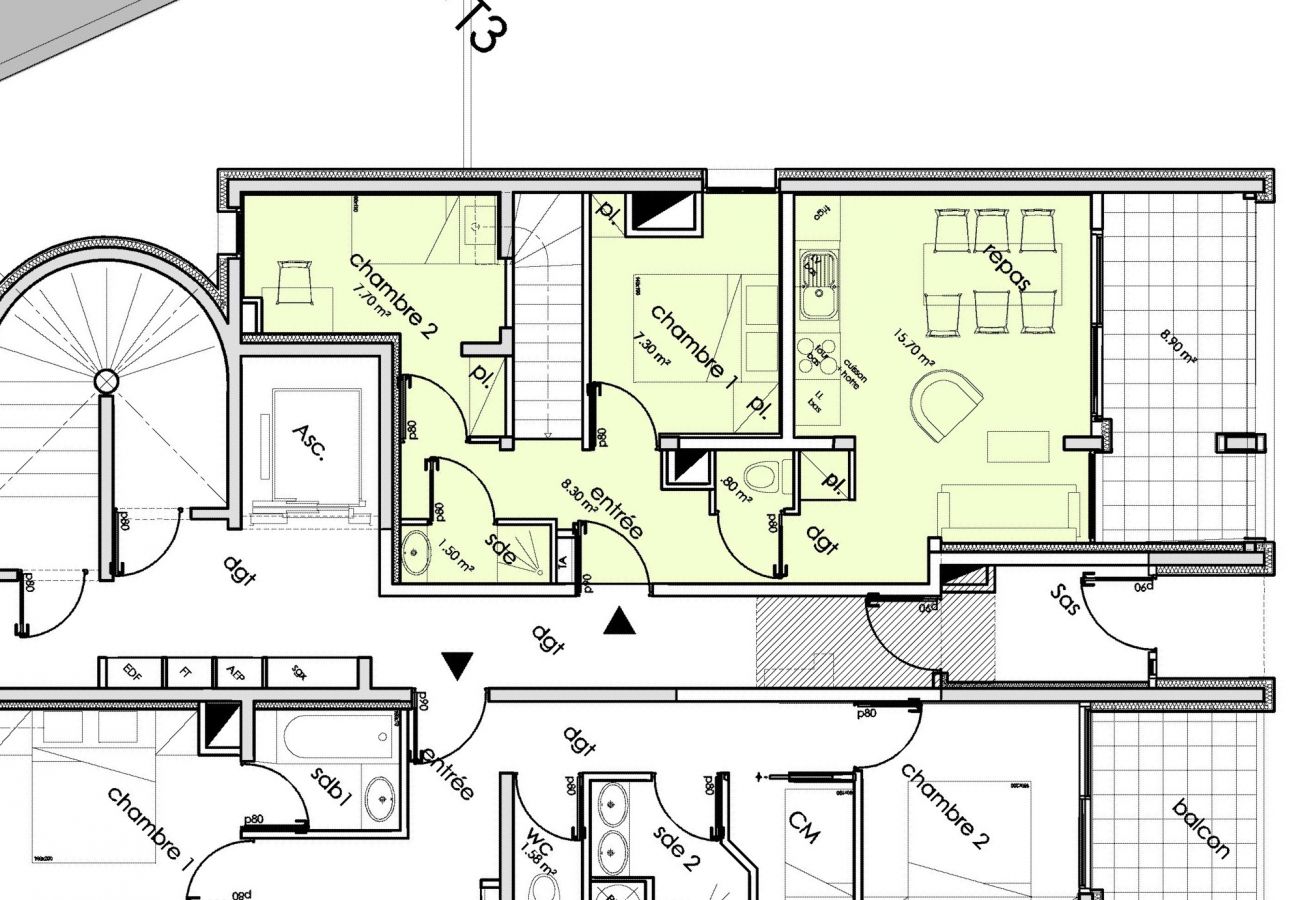 Appartement à L'Alpe d'Huez - Le Kaila B